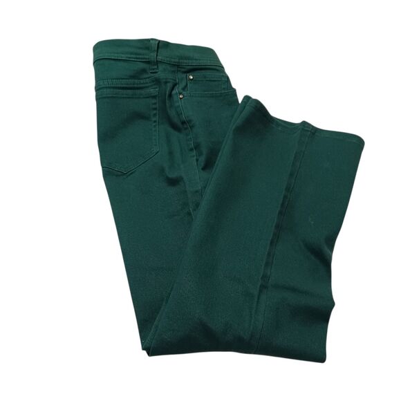 Denim & Co Jeans Womens 12P Green Bootcut Mid Rise Stretch Denim 32x26 - Picture 9 of 9